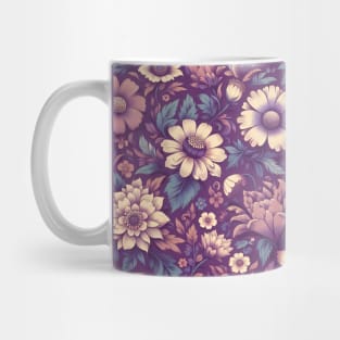 Purple Flowers Mug